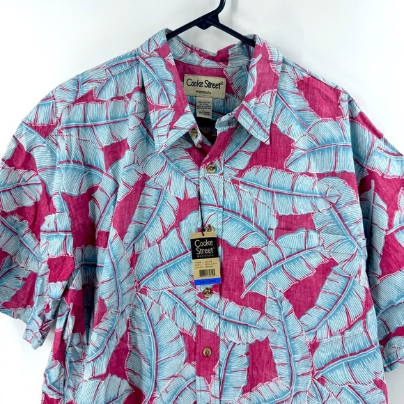 NWT Cooke Street Hawaiian ShortSleeve Button Down Shirt - Picture 4 of 7
